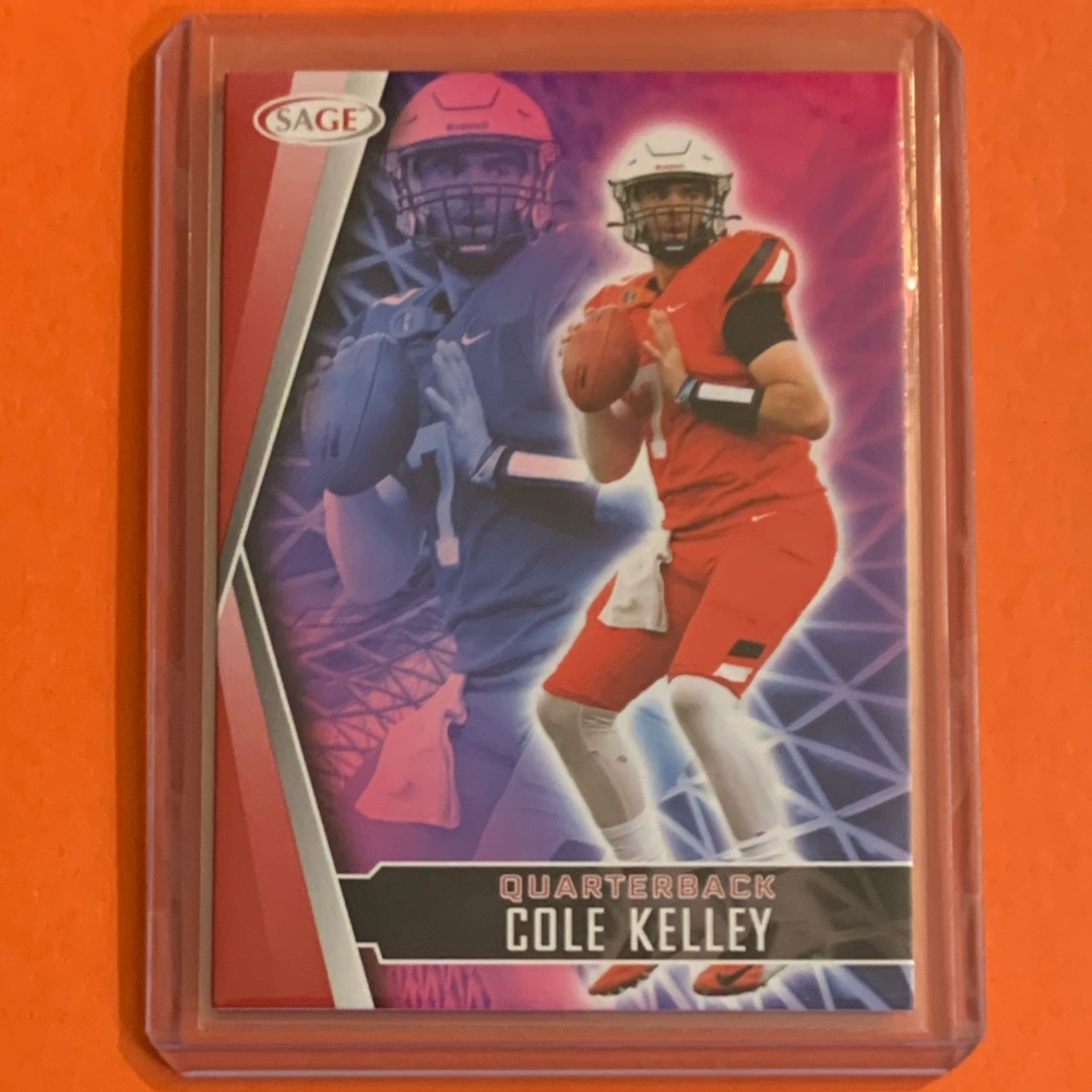 Cole Kelley #170 2022 Sage Hit Football Trading Card